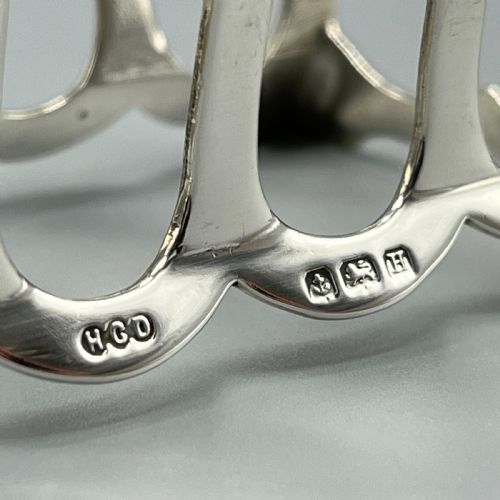 PAIR OF SOLID SILVER ART DECO TOAST RACKS HALLMARKED BIRMINGHAM 1932 - ADDITIONAL PHOTO 10