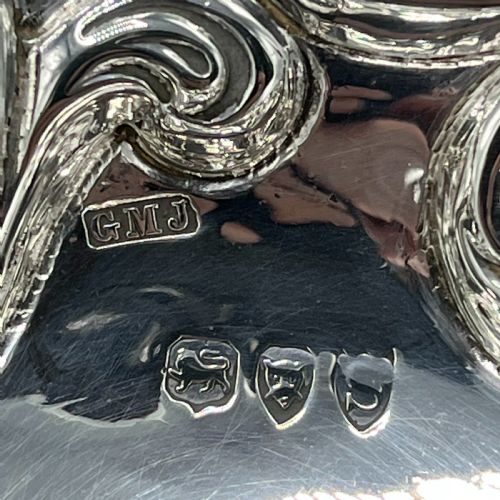 PAIR SOLID STERLING SILVER BON BON DISHES HEAVY GAUGE - ADDITIONAL PHOTO 6