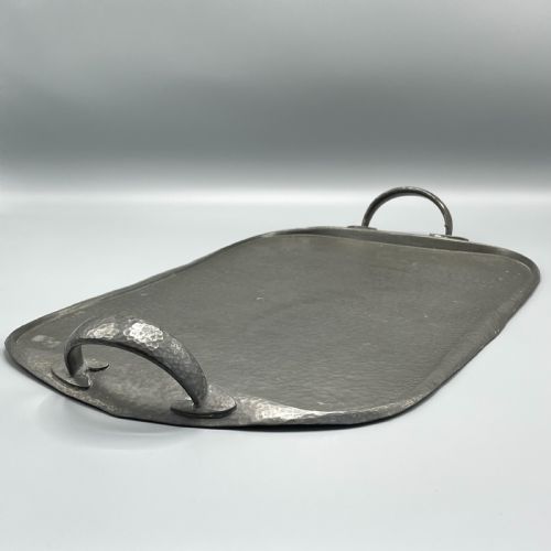 liberty co tudric arts crafts solid english pewter serving tray - CATEGORY: ANTIQUE MISCELLANEOUS - DATED 1910