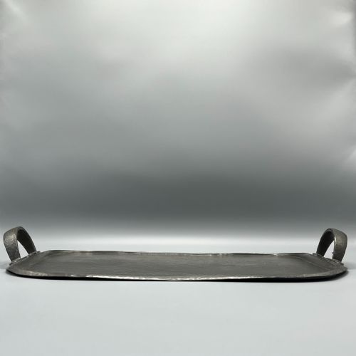 LIBERTY CO TUDRIC ARTS CRAFTS SOLID ENGLISH PEWTER SERVING TRAY - ADDITIONAL PHOTO 3