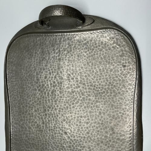 LIBERTY CO TUDRIC ARTS CRAFTS SOLID ENGLISH PEWTER SERVING TRAY - ADDITIONAL PHOTO 7