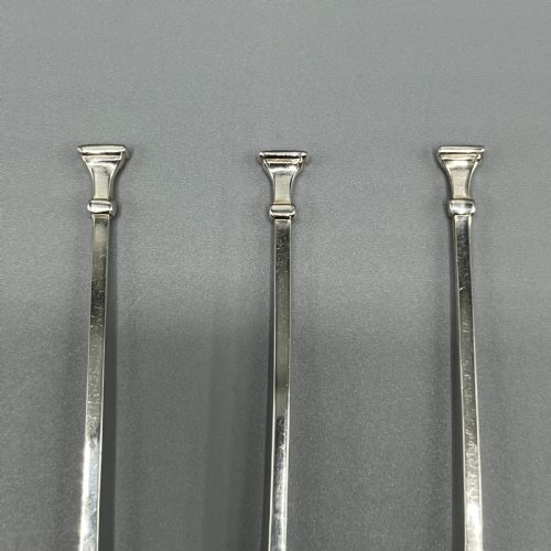 CASED SET OF 6 SOLID SILVER COFFEE SPOONS ART DECO HALLMARKED BIRMINGHAM 1932 - ADDITIONAL PHOTO 4