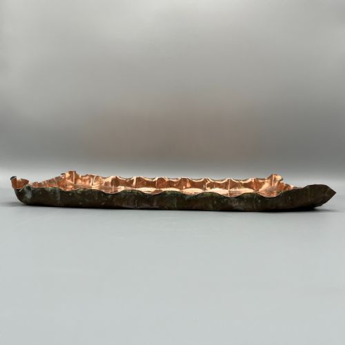 ART NOUVEAU COPPER REPOUSSE GALLERY TRAY - ADDITIONAL PHOTO 9
