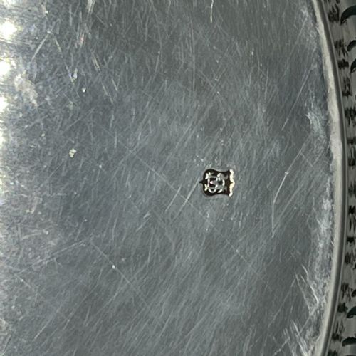 GEORGE V SILVER PLATED PIERCED GRAPE VINE SALVER - ADDITIONAL PHOTO 12
