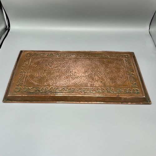 LARGE ART NOUVEAU PLANISHED COPPER TRAY C1900 - ADDITIONAL PHOTO 21