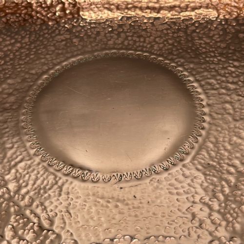 ARTS CRAFTS SOLID COPPER PLANISHED TEA TRAY WITH TWIN HANDLES - ADDITIONAL PHOTO 12