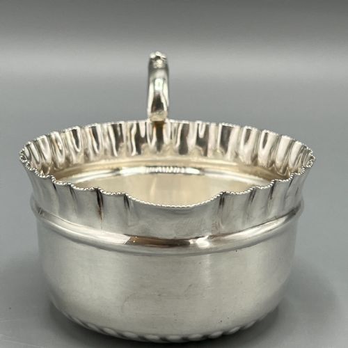 VICTORIAN SOLID STERLING SILVER CREAM JUG SUGAR BOWL SET - ADDITIONAL PHOTO 9