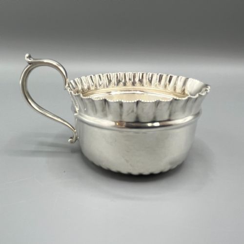 VICTORIAN SOLID STERLING SILVER CREAM JUG SUGAR BOWL SET - ADDITIONAL PHOTO 10