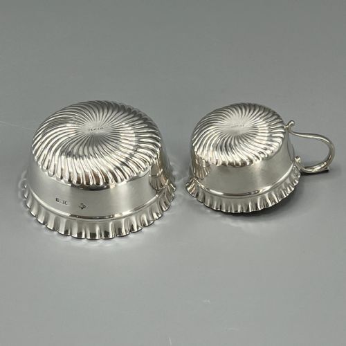 VICTORIAN SOLID STERLING SILVER CREAM JUG SUGAR BOWL SET - ADDITIONAL PHOTO 20