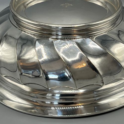 LARGE SILVER PLATED JARDINIERE CENTREPIECE BOWL BY MAPPIN WEBB - ADDITIONAL PHOTO 5