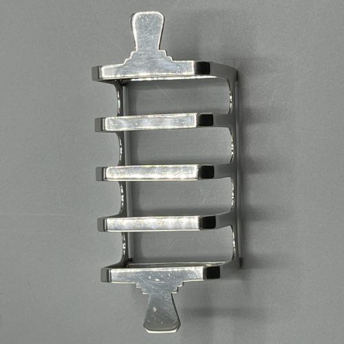 SOLID STERLING SILVER TOAST RACK 1944 MAPPIN WEBB ART DECO - ADDITIONAL PHOTO 7