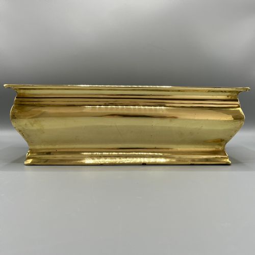 EDWARDIAN SOLID BRASS WINDOWSILL PLANTER TROUGH - ADDITIONAL PHOTO 6