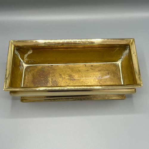 EDWARDIAN SOLID BRASS WINDOWSILL PLANTER TROUGH - ADDITIONAL PHOTO 10
