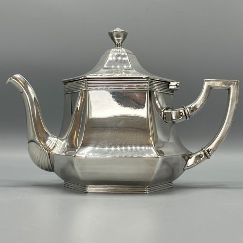 WMF SILVER PLATED TEA TRAY TEAPOT SUGAR BOWL CREAM JUG TEA SET - ADDITIONAL PHOTO 5