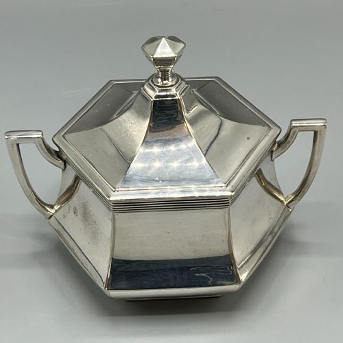 WMF SILVER PLATED TEA TRAY TEAPOT SUGAR BOWL CREAM JUG TEA SET - ADDITIONAL PHOTO 16