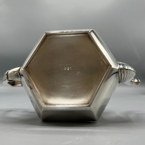 WMF SILVER PLATED TEA TRAY TEAPOT SUGAR BOWL CREAM JUG TEA SET - ADDITIONAL PHOTO 23
