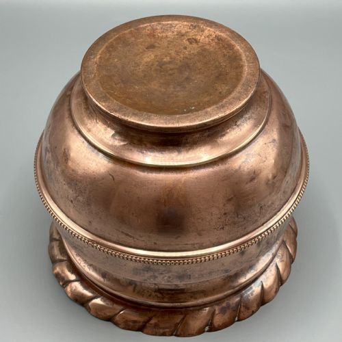 EDWARDIAN SOLID COPPER JARDINIERE PLANTER - ADDITIONAL PHOTO 7