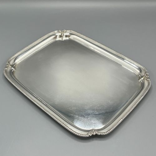 english silver plated cocktail tray c1930 - CATEGORY: ANTIQUE SILVER - DATED 1930