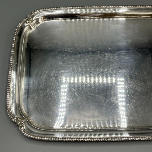 ENGLISH SILVER PLATED COCKTAIL TRAY C1930 - ADDITIONAL PHOTO 6