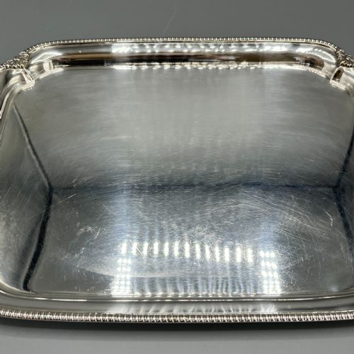 ENGLISH SILVER PLATED COCKTAIL TRAY C1930 - ADDITIONAL PHOTO 7