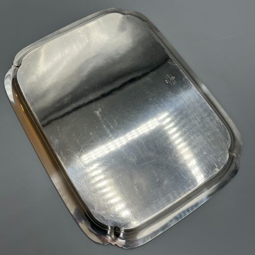 ENGLISH SILVER PLATED COCKTAIL TRAY C1930 - ADDITIONAL PHOTO 9