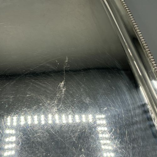 ENGLISH SILVER PLATED COCKTAIL TRAY C1930 - ADDITIONAL PHOTO 11