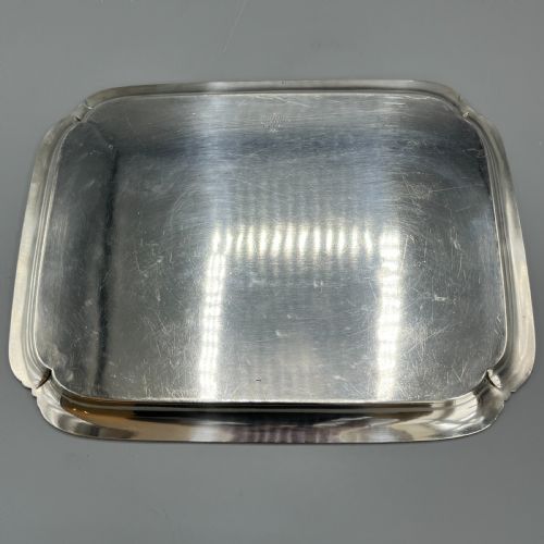 ENGLISH SILVER PLATED COCKTAIL TRAY C1930 - ADDITIONAL PHOTO 13