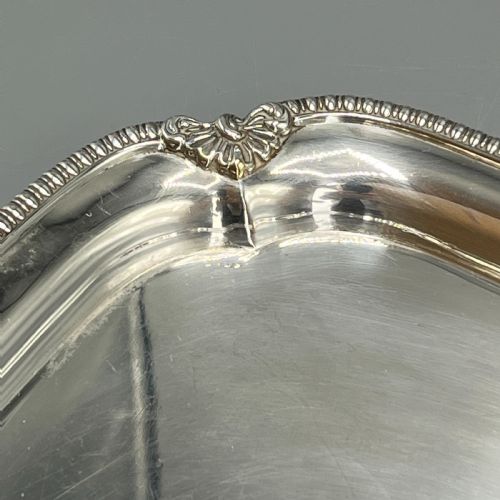 ENGLISH SILVER PLATED COCKTAIL TRAY C1930 - ADDITIONAL PHOTO 15