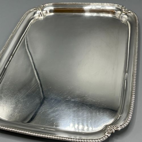 ENGLISH SILVER PLATED COCKTAIL TRAY C1930 - ADDITIONAL PHOTO 18