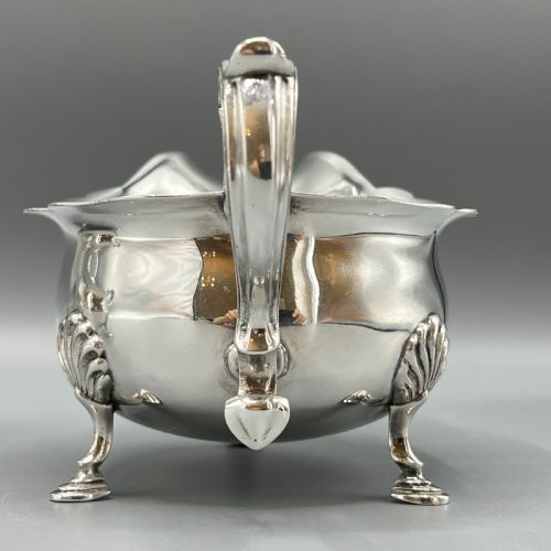PAIR SILVER PLATED SAUCE BOATS MAPPIN WEBB C1930 - ADDITIONAL PHOTO 7