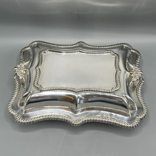 QUALITY SILVER PLATED ENTREE DISH BY HAWKSWORTH EYRE CO - ADDITIONAL PHOTO 3