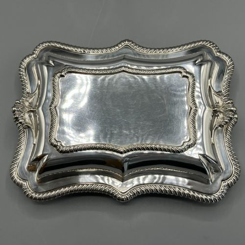 QUALITY SILVER PLATED ENTREE DISH BY HAWKSWORTH EYRE CO - ADDITIONAL PHOTO 5