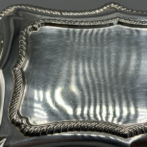 QUALITY SILVER PLATED ENTREE DISH BY HAWKSWORTH EYRE CO - ADDITIONAL PHOTO 10