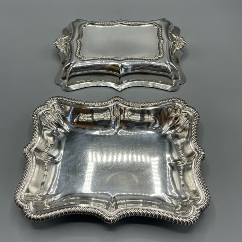 QUALITY SILVER PLATED ENTREE DISH BY HAWKSWORTH EYRE CO - ADDITIONAL PHOTO 18