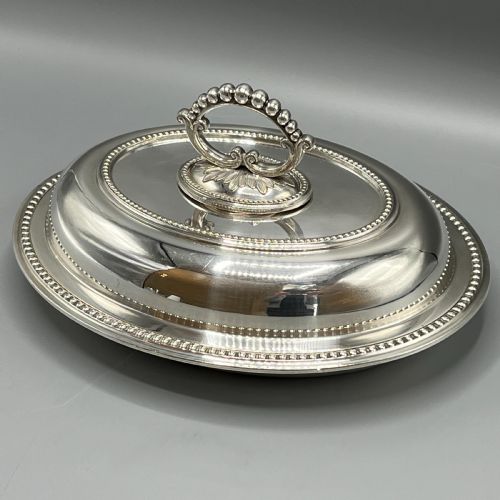 Victorian Silver Plated Entrée Dish by Francis Howard