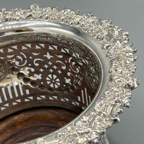 VICTORIAN SILVER PLATED BOTTLE HOLDER WINE COASTER SYPHON STAND - ADDITIONAL PHOTO 15