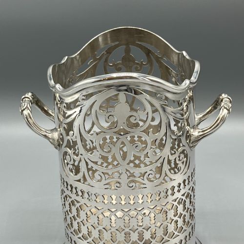 MAPPIN WEBB SILVER PLATED WINE CHAMPAGNE BOTTLE HOLDER SYPHON - ADDITIONAL PHOTO 7