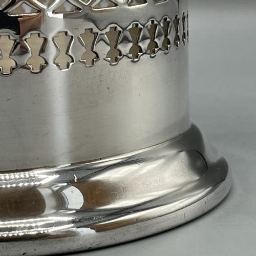 MAPPIN WEBB SILVER PLATED WINE CHAMPAGNE BOTTLE HOLDER SYPHON - ADDITIONAL PHOTO 10
