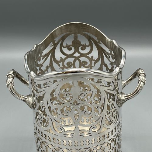 MAPPIN WEBB SILVER PLATED WINE CHAMPAGNE BOTTLE HOLDER SYPHON - ADDITIONAL PHOTO 12