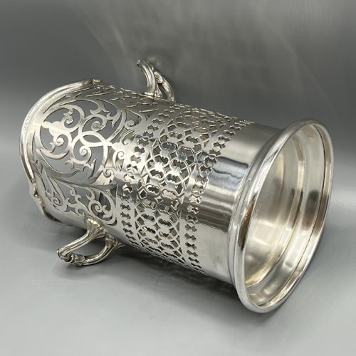 MAPPIN WEBB SILVER PLATED WINE CHAMPAGNE BOTTLE HOLDER SYPHON - ADDITIONAL PHOTO 17