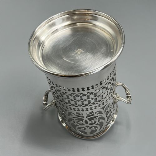 MAPPIN WEBB SILVER PLATED WINE CHAMPAGNE BOTTLE HOLDER SYPHON - ADDITIONAL PHOTO 18