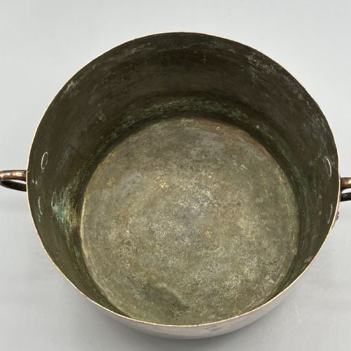 VICTORIAN COPPER POT LARGE PLANTER OR CHAMPAGNE BUCKET BATH - ADDITIONAL PHOTO 11