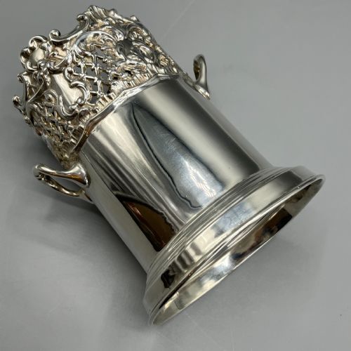 VICTORIAN SILVER PLATED WINE BOTTLE HOLDER SYPHON STAND MARTIN HALL CO - ADDITIONAL PHOTO 7