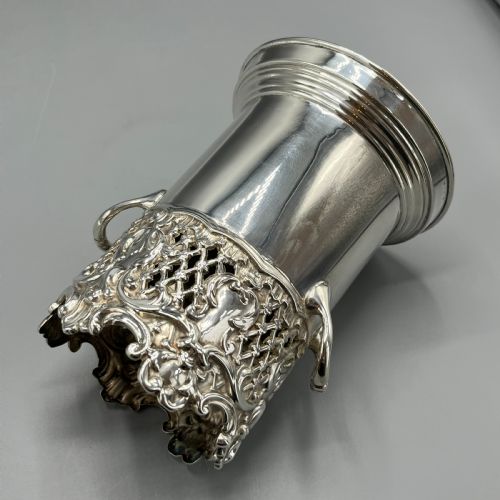 VICTORIAN SILVER PLATED WINE BOTTLE HOLDER SYPHON STAND MARTIN HALL CO - ADDITIONAL PHOTO 8