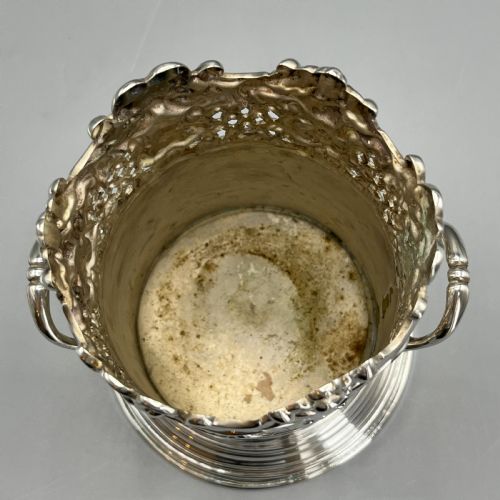 VICTORIAN SILVER PLATED WINE BOTTLE HOLDER SYPHON STAND MARTIN HALL CO - ADDITIONAL PHOTO 10