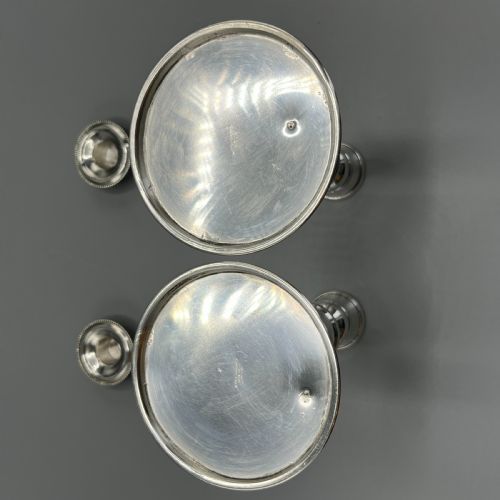 PAIR SILVER PLATED CANDLESTICKS - ADDITIONAL PHOTO 10