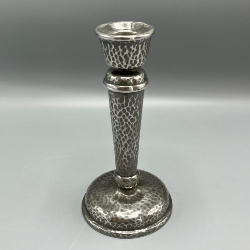 liberty co arts crafts pewter candlestick - CATEGORY: ANTIQUE LIGHTING - DATED 1900