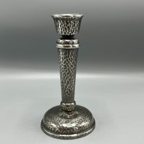 LIBERTY CO ARTS CRAFTS PEWTER CANDLESTICK - ADDITIONAL PHOTO 1