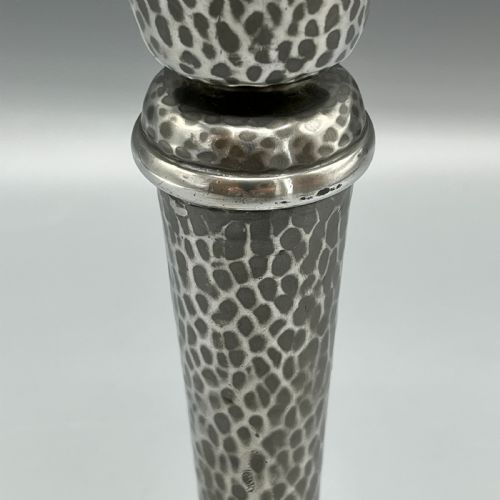 LIBERTY CO ARTS CRAFTS PEWTER CANDLESTICK - ADDITIONAL PHOTO 4