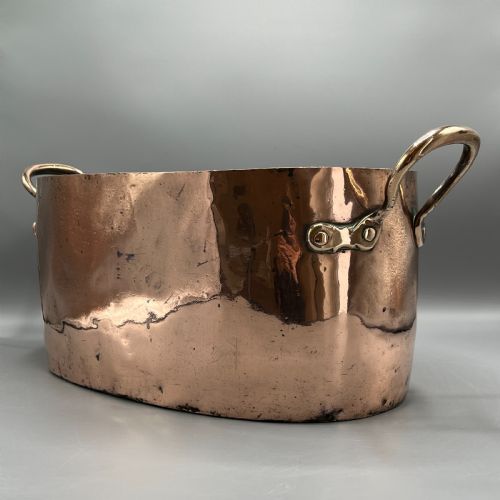 large victorian copper cooking pot ideal champagne bath vasque - CATEGORY: ANTIQUE METAL - DATED VICTORIAN